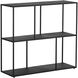 Eiffel Black Low Bookcase, Medium